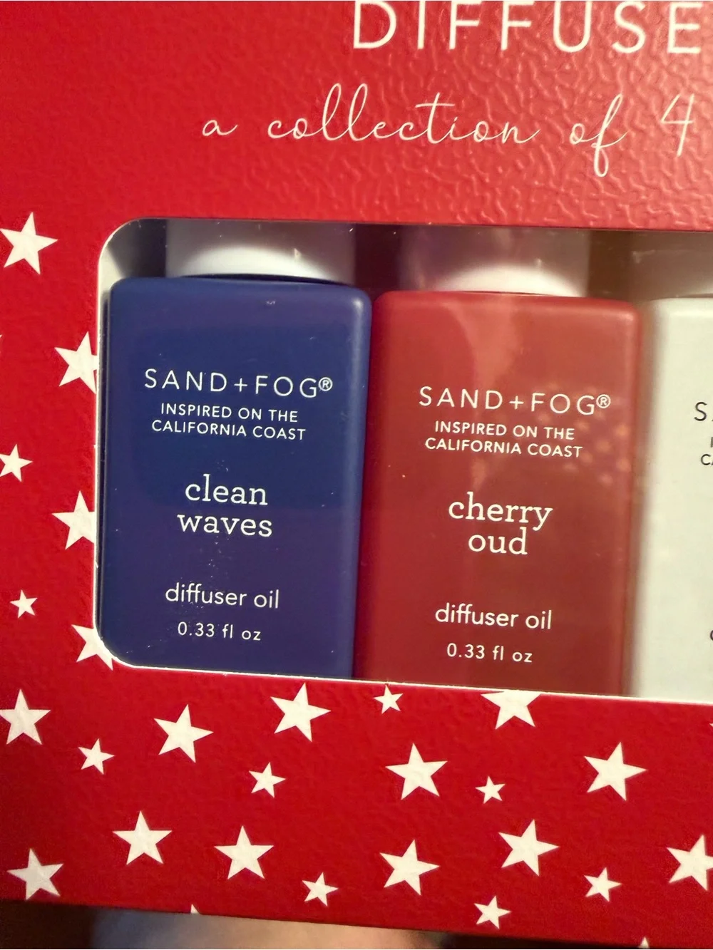 Sand + Fog NWT California Beach House Hand Soap & 4 Pc Diffuser Oil Set